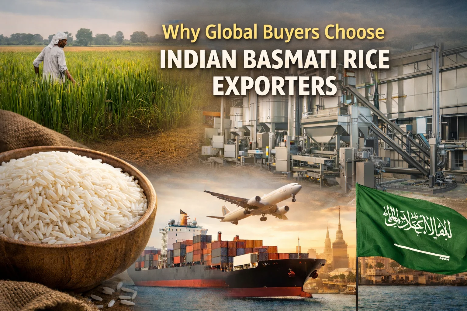 Why Global Buyers Prefer Indian Basmati Rice Exporters | Shriram Rice Unit