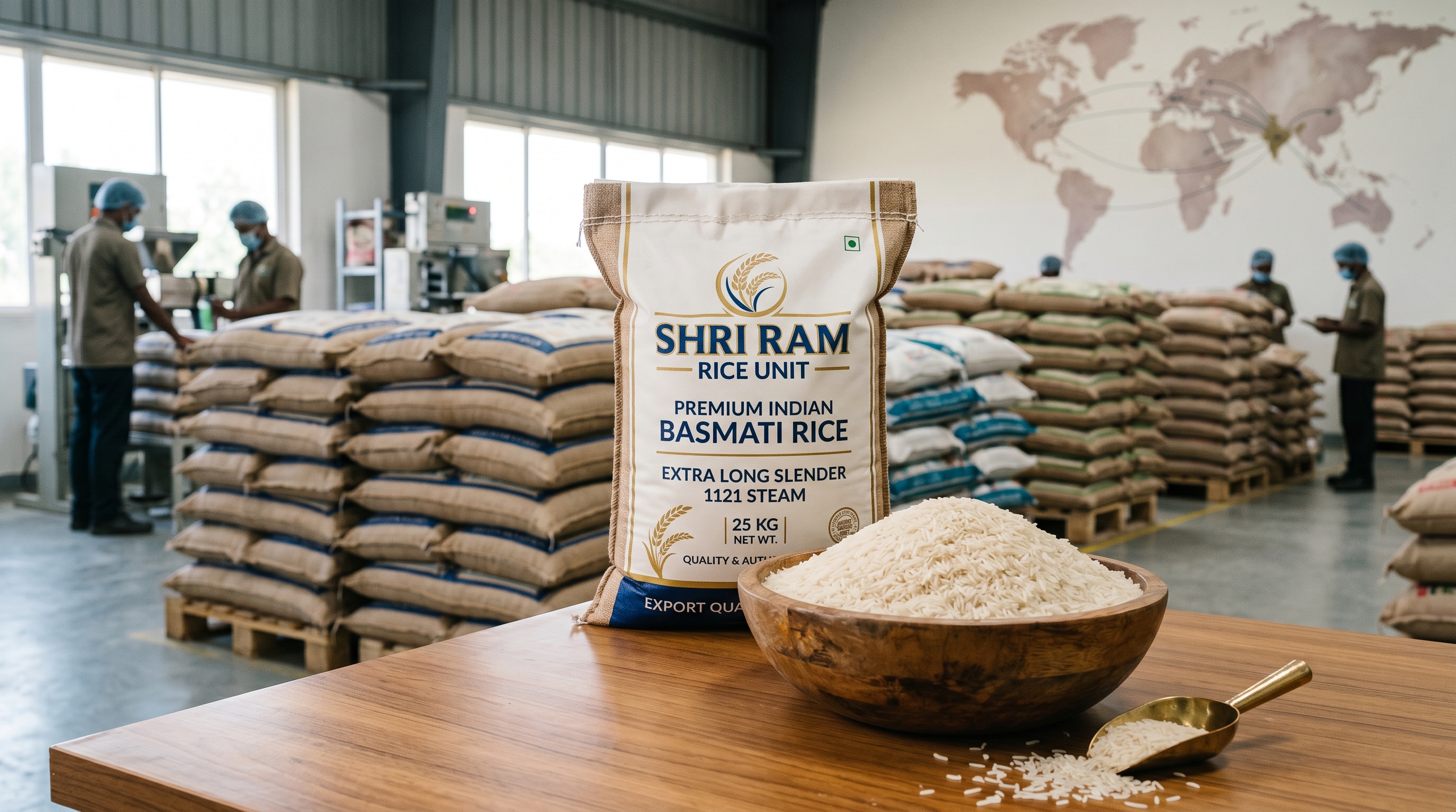 Premium Indian Basmati Rice Exporter for Global Markets
